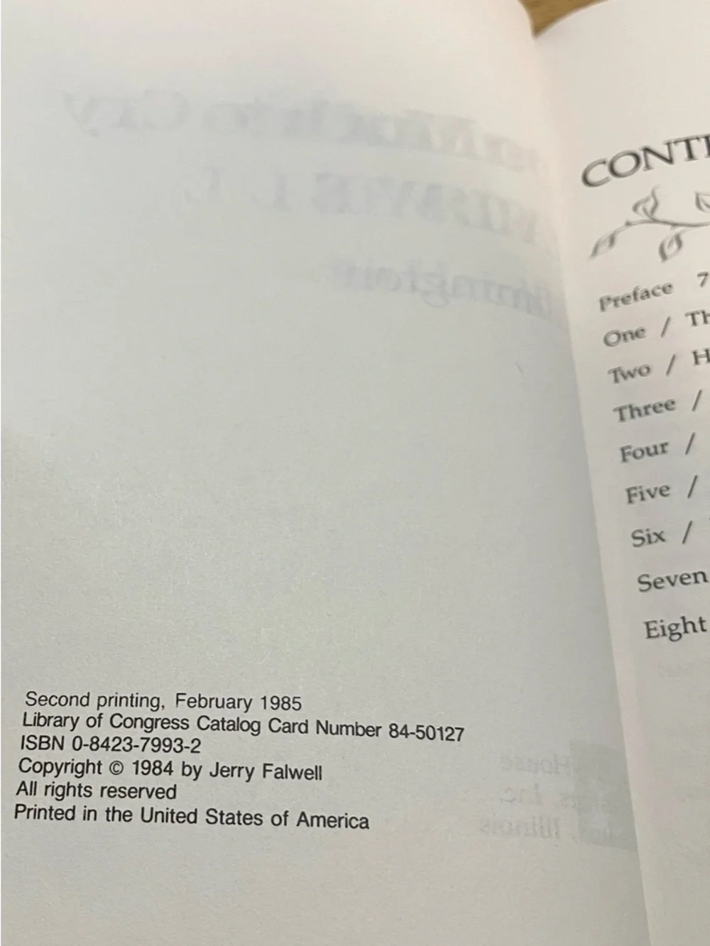 When It Hurts Too Much to Cry by Jerry Falwell